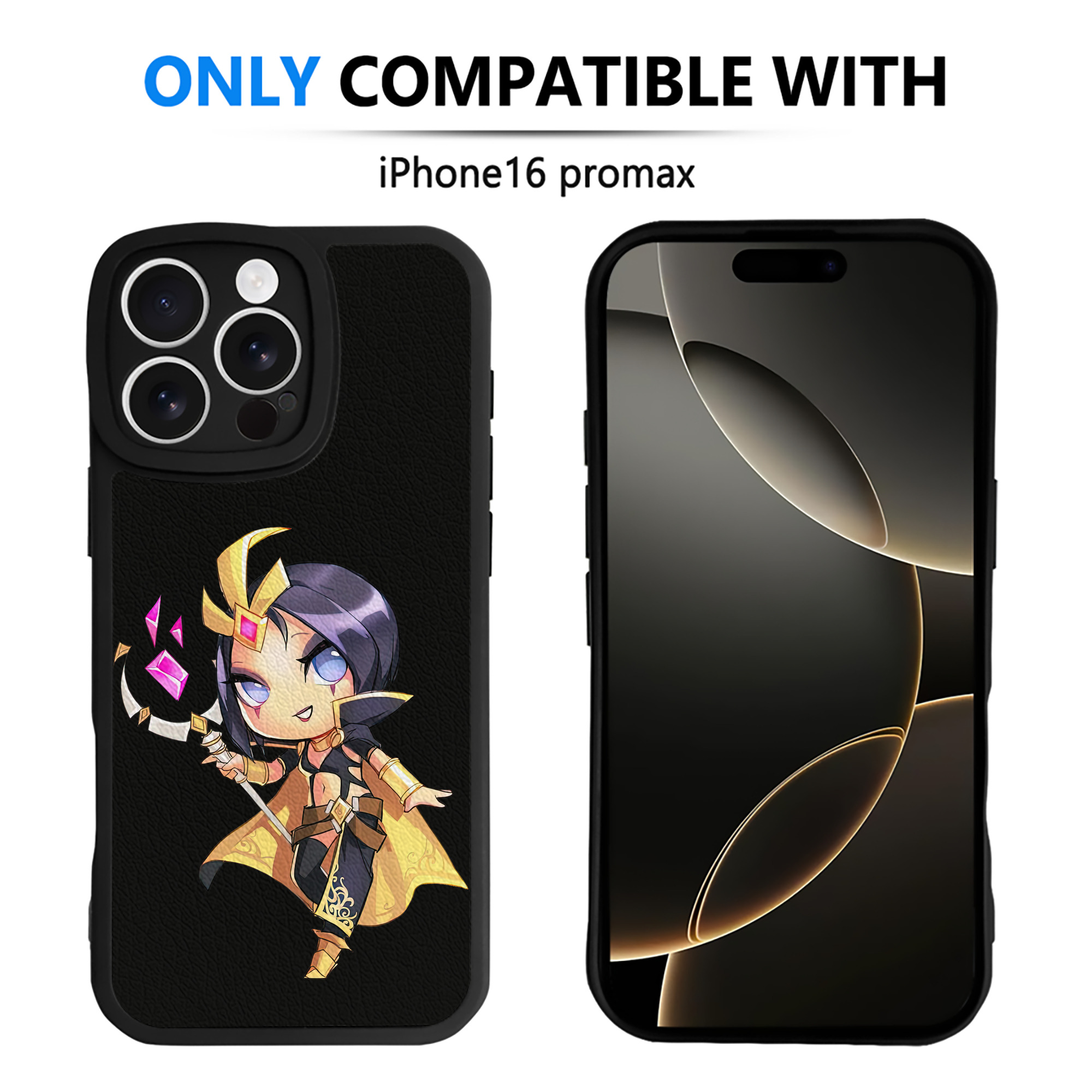 リーグ・オブ・レジェンド League of Legends LOL 【iPhone 16シリーズ対応】シリコンスマホケース（レザー調） 材質：シリコン